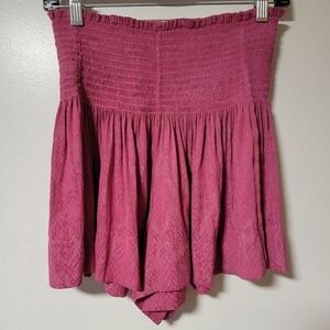 KOCH Erica skirt/Short pink python size small.